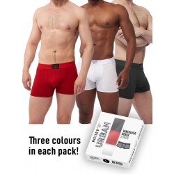 Mister B Urban Vancouver Boxer 3 Pack confezione di 3 boxer calzoncini