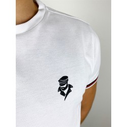 Master of the House T-Shirt Pique Leather White maglietta
