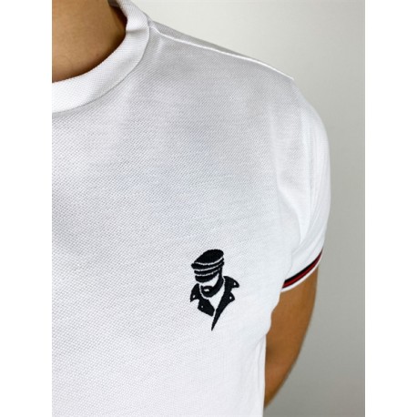 Master of the House T-Shirt Pique Leather White maglietta