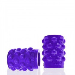 Oxballs BUBBLES nipsuckers Eggplant sviluppacapezzoli tit toys