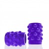Oxballs BUBBLES nipsuckers Eggplant coppia di succhia capezzoli per sviluppare capezzoli in silicone