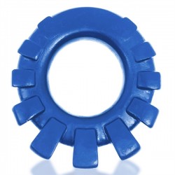 Oxballs COCK-LUG lugged cockring Marine Blue in silicone estensibile