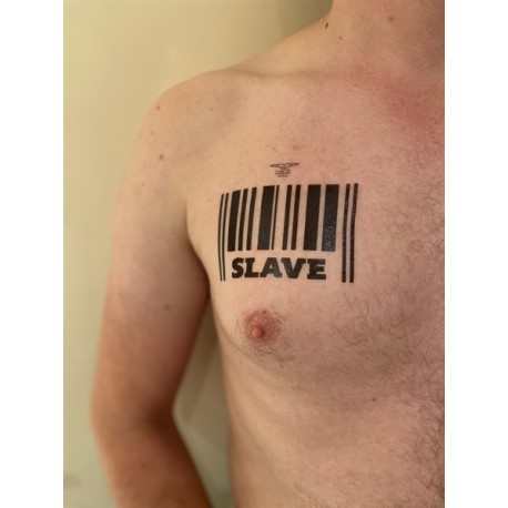 Mister B Temporary Tattoo Slave tatuaggio temporaneo