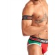 Mister B Urban Club Biceps Bands Striped Red bande elastiche per bicipidi