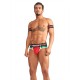 Mister B Urban Club Biceps Bands Striped Red bande elastiche per bicipidi