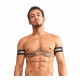 Mister B Urban Club Biceps Bands Striped Grey bande elastiche per bicipidi