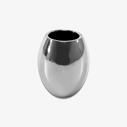 Black Label Donut Ball Stretcher 70 x 35 mm. in acciaio inox per testicoli 