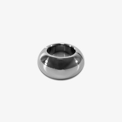 Black Label Donut Ball Stretcher 30 x 35 mm. in acciaio inox per testicoli 