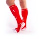 BRUTUS FXXX Party Socks w. Pockets Red White calzettoni stile "fuck" con piccolo taschino