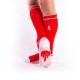 BRUTUS FXXX Party Socks w. Pockets Red White calzettoni stile "fuck" con piccolo taschino