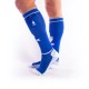 BRUTUS FXXX Party Socks w. Pockets Blue White calzettoni "fuck" con piccolo taschino