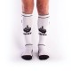 BRUTUS FXXX Party Socks w. Pockets White Black calzettoni "fuck" con piccolo taschino