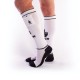 BRUTUS FXXX Party Socks w. Pockets White Black calzettoni "fuck" con piccolo taschino