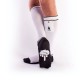 BRUTUS FXXX Party Socks w. Pockets White Black calzettoni "fuck" con piccolo taschino