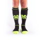 BRUTUS Puppy Party Socks w. Pockets Neon Yellow calzettoni con piccolo taschino