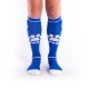 BRUTUS Puppy Party Socks w. Pockets Blue White calzettoni con piccolo taschino