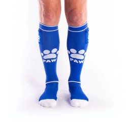 BRUTUS Puppy Party Socks w. Pockets Blue White calzettoni con piccolo taschino