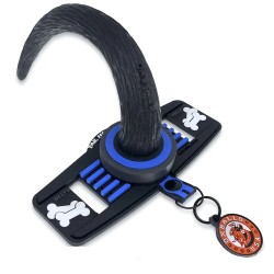Oxballs Tail Handler Show Tail Blue coda da mostrare in silicone