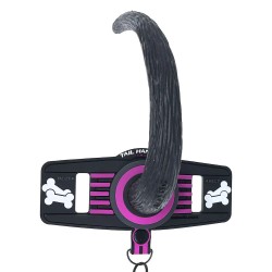 Oxballs Tail Handler Show Tail Pink coda da mostrare in silicone