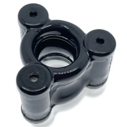 Oxballs Buzz Squeeze Vibrating Ballstretcher Black anello per i testicoli in TPR estensibile