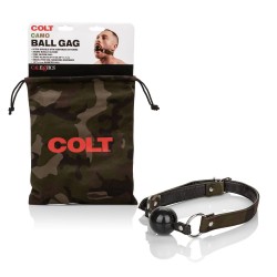 Colt Camo Ball Gag bavaglio di restrizione palla di silicone mordibile alimentare