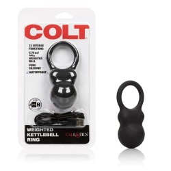 Colt Weighted Kettlebell Ring cockring anello fallico con peso, impermeabile e vibrante