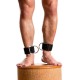 665 Neoprene Universal Restraints Black and Blue coppia di restrizioni universali per polsi o per caviglie