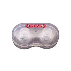 665 Super Silicone Nipple Suckers With Travel Case Clear ventose per capezzoli Super in silicone