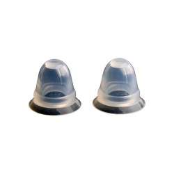 665 Super Silicone Nipple Suckers Large With Travel Case Clear ventose large per capezzoli Super in silicone