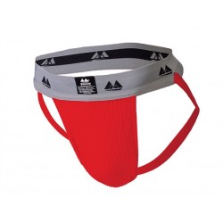 MM Jocks Adult Supporter 2" bike style original edition Red jockstrap sospensorio rosso