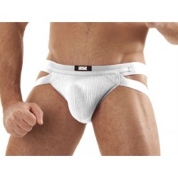 BARCODE Anton Swim Jock White large jockstrap sospensorio