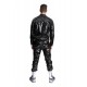 Mister B BEAT Nylon Track Suit Pants Black Black pantaloni tuta