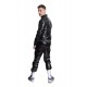 Mister B BEAT Nylon Track Suit Pants Black Black pantaloni tuta