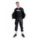 Mister B BEAT Nylon Track Suit Pants Black Black pantaloni tuta