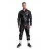 Mister B BEAT Nylon Track Suit Jacket Black Black giacca tuta nero