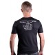 MrB  Black T-Shirt cotone nero