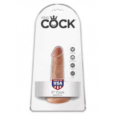 King Cock (5.00 inch) 12.7 cm. Flesh dildo fallo realistico