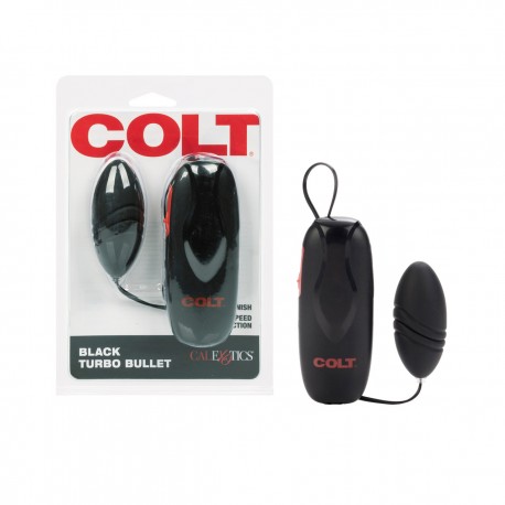 Colt Turbo Bullet Black sex toy anale vibrante turbo multi velocità