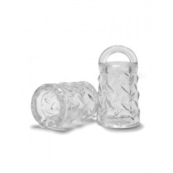 Oxballs GRIPPER Clear coppia di succhia capezzoli per sviluppare capezzoli in silicone