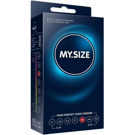 MY.SIZE Condoms 10 pz. profilattici su misura da 60 mm.