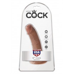 King Cock (6.00 inch) 15,24 cm. Caramel dildo fallo realistico