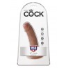 King Cock (6.00 inch) 15,24 cm. Caramel dildo fallo realistico