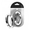 Black Label Stainless Steel Donut Ring 45 mm. cockring bombato in acciaio inox