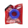 Hunkyjunk Huj Cockring Single Blue cockring in Silicone e TPR