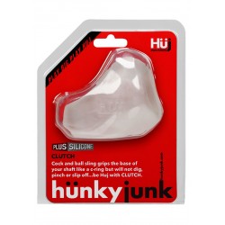Hunkyjunk Clutch Cock & Ball Sling Ice cockring & ballstretcher in Silicone e TPR