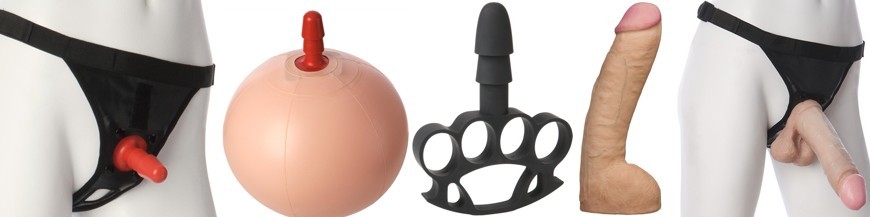 falli dildo indossabili Vac-U-Lock e Strap-On